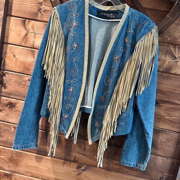 Western Frontier Jackets & Blazers - Vintage Western Fringe Jacket